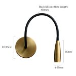 Гибкое бра DeLight Collection Wall lamp MT9016-1W brass