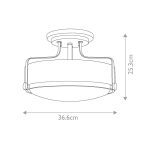 Потолочный светильник Hinkley Harper (hk) HK-HARPER-SFS-CM