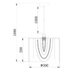 Подвесной светильник Escada Lodore 10173/1S