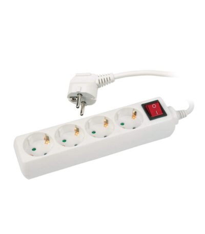 Удлинитель (02927) Uniel 4гн х 3м с/з + выкл Стандарт S-GCD4-3B