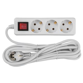 Удлинитель бытовой General GES-10-3x075-3-3m-S 470015