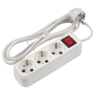 Удлинитель бытовой General GES-10-3x075-3-3m-S 470090