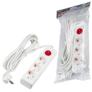 Удлинитель бытовой Uniel Ultra S-GCU3-5B WHITE UL-00010018