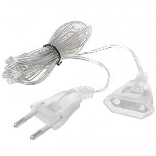 Удлинитель для подключения гирлянд Uniel UCX-Y25/100W-500 CLEAR UL-00010944