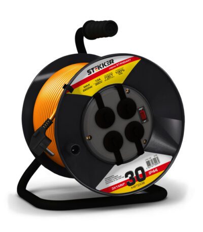 Удлинитель на пластиковой катушке Feron STD02-41-30 39708