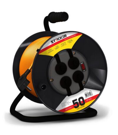 Удлинитель на пластиковой катушке Feron STD02-41-50 39709