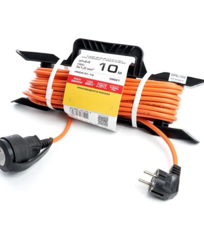 Удлинитель-шнур на рамке 1-местный Feron HM04-01-10 39627