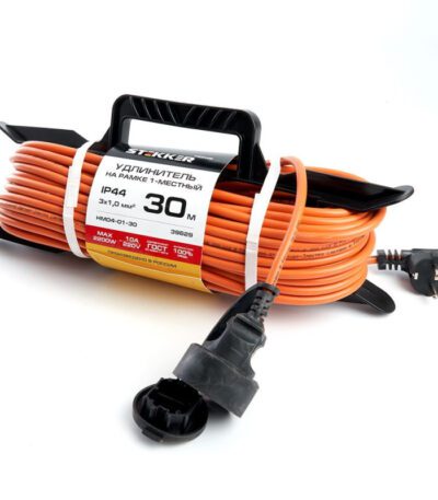 Удлинитель-шнур на рамке 1-местный Feron HM04-01-30 39629