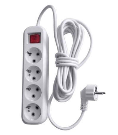 Удлинитель Stekker Home 4гн х 3м с/з HM03-41-03 39524