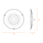 Промышленный светильник Wolta UFO-100W/01