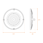 Промышленный светильник Wolta UFO-150W/01