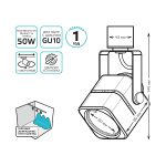 Трековый светильник Gauss Track Light Bulb TR010