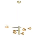 Люстра на штанге Delight Collection MD22030002 MX22030002-6A gold/champagne