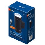 Уличный настенный светильник Uniel UUL-S92A 2х50W/GX53 IP65 BLACK UL-00009365