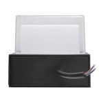 Уличный настенный светильник Uniel ULU-P25A-5W/4000K IP65 BLACK UL-00010517