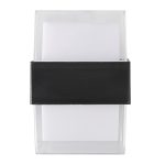 Уличный настенный светильник Uniel ULU-P26B-2x5W/4000K IP65 BLACK UL-00010518