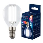 Лампа светодиодная филаментная Uniel LED-G45-4W/4000K/E14/CL GLY01TR UL-00011939
