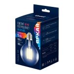 Лампа светодиодная филаментная Uniel LED-G95-5W/3000K/E27/CL GLY01TR UL-00011942
