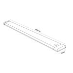 Мебельный светильник Uniel ULI-F49-8W/4200K SENSOR IP40 SILVER UL-00011967