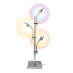 Торшер Uniel ULM-T640 3x2W/3000K CHROME MULTICOLOR UL-00012152