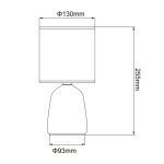 Настольная лампа Uniel UML-B305 E14 WHITE UL-00012419