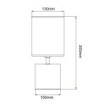 Настольная лампа Uniel UML-B306 E14 GOLD/BLACK UL-00012422