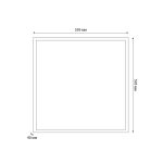 Светодиодная панель Uniel ULP-6060 36W/5000К/LL IP40 PREMIUM OPAL WHITE UL-00012521