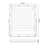 Прожектор Uniel ULF-F51D-300W/6500K IP65 200-240V GREY UL-00012762