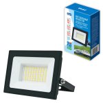 Прожектор Uniel ULF-F70 30W/6500K IP65 12/24/36V BLACK UL-00012873