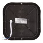 Накладной светильник влагозащищенный Volpe ULW-Q229 18W/4000K IP65 BLACK UL-00013194