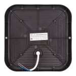 Накладной светильник влагозащищенный Volpe ULW-Q229 24W/4000K IP65 BLACK UL-00013195