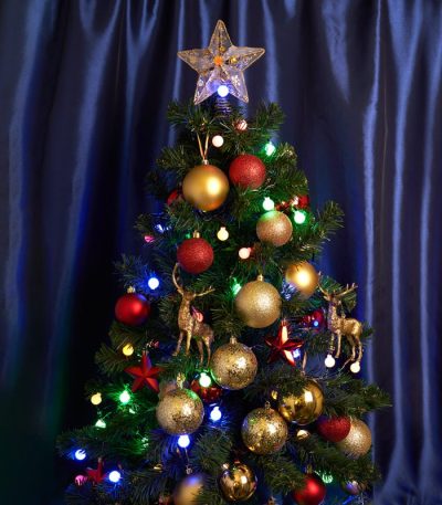 Уличная светодиодная гирлянда Feron CL32 230В 12Вт мультиколор 20м IP65 48176