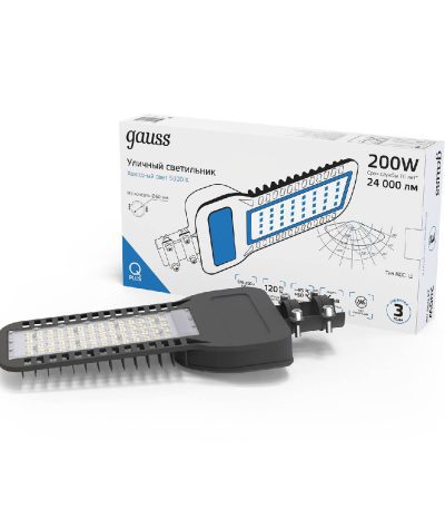 Уличный консольный светильник Gauss Qplus 629535322