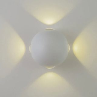 Уличный настенный светильник AM Group AM303-4X3 W WH 4000K