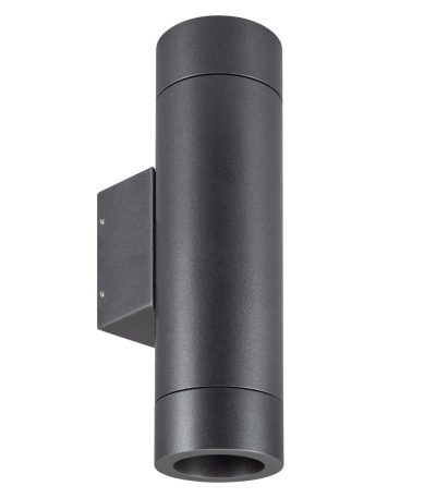 Уличный настенный светильник Arlight LGD-RAY-WALL-TWIN-R65-2x12W Warm3000 (GR, 6 deg, 230V) (IP65 Металл) 044231(1)