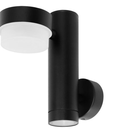 Уличный настенный светильник Arte Lamp Budapest A2362AL-2BK