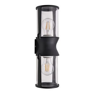 Уличный настенный светильник Arte Lamp Minchir A8306AL-2BK