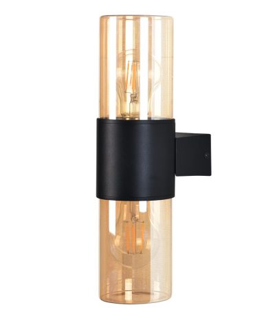 Уличный настенный светильник Arte Lamp Seginus A6515AL-2BK