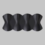 Уличный настенный светильник IMEX Cross IL.0014.0019-8-BK