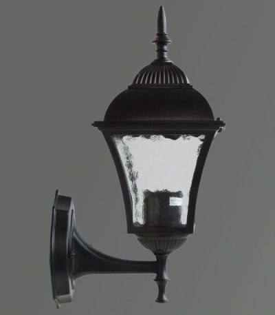 Уличный настенный светильник Reluce 08243-0.2-001W BK