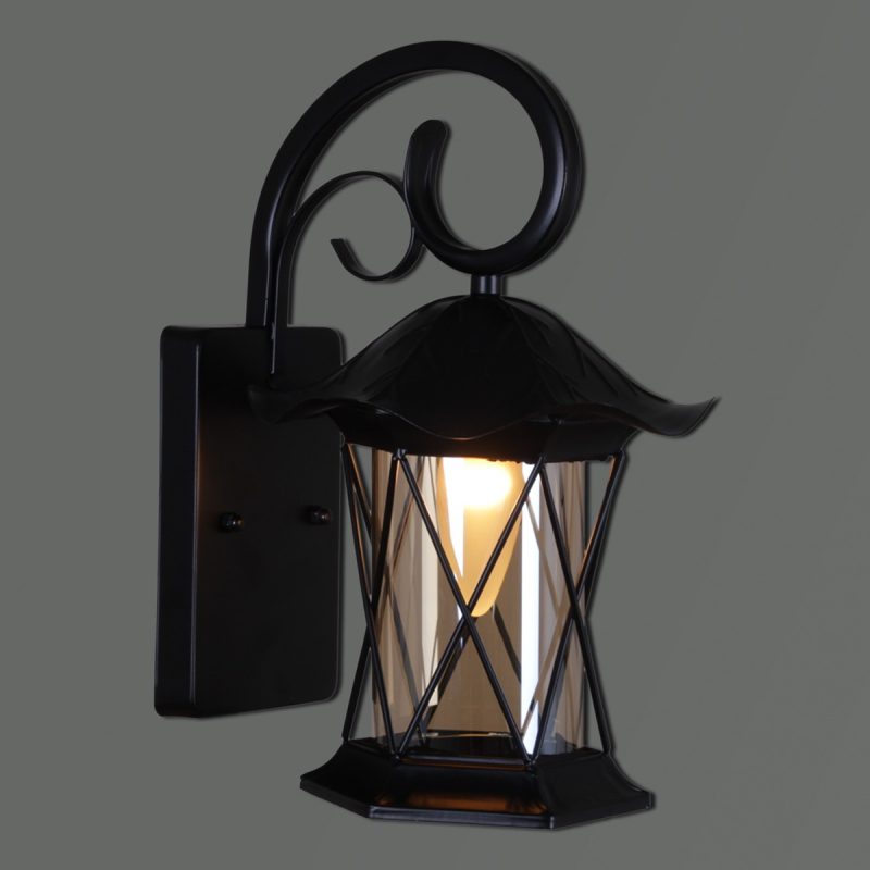 Уличный настенный светильник Reluce 08281-9.2-001U BK Уличный настенный светильник Reluce 08281-9.2-001U BK