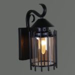 Уличный настенный светильник Reluce 08284-9.2-001U BK