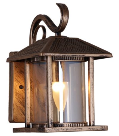 Уличный настенный светильник Reluce 08287-9.2-001U BKG