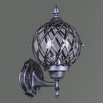 Уличный настенный светильник Reluce 09018-0.2-001SW BKSL