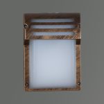 Уличный настенный светильник Reluce 09354-0.2-001LW BKG