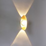 Уличный настенный светильник Reluce 86868-9.2-001JH LED7W BK+GD