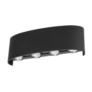 Уличный настенный светильник Uniel ULU-P20B-8W/4000K IP65 BLACK UL-00010514