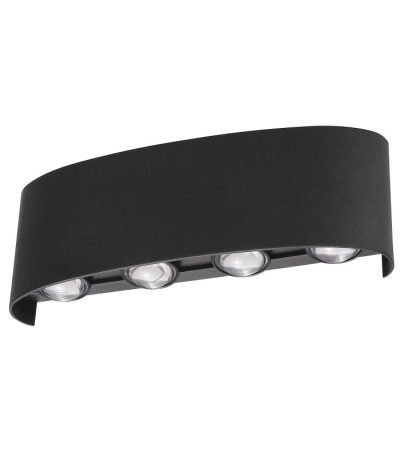 Уличный настенный светильник Uniel ULU-P20B-8W/4000K IP65 BLACK UL-00010514