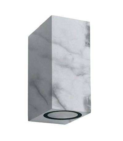 Уличный настенный светильник Uniel UUL-P42A 2х6W/GU10 IP65 MARBLE UL-00011362