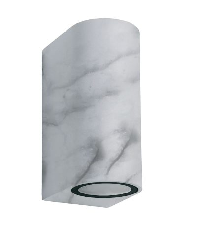 Уличный настенный светильник Uniel UUL-P52A 2х6W/GU10 IP65 MARBLE UL-00011360